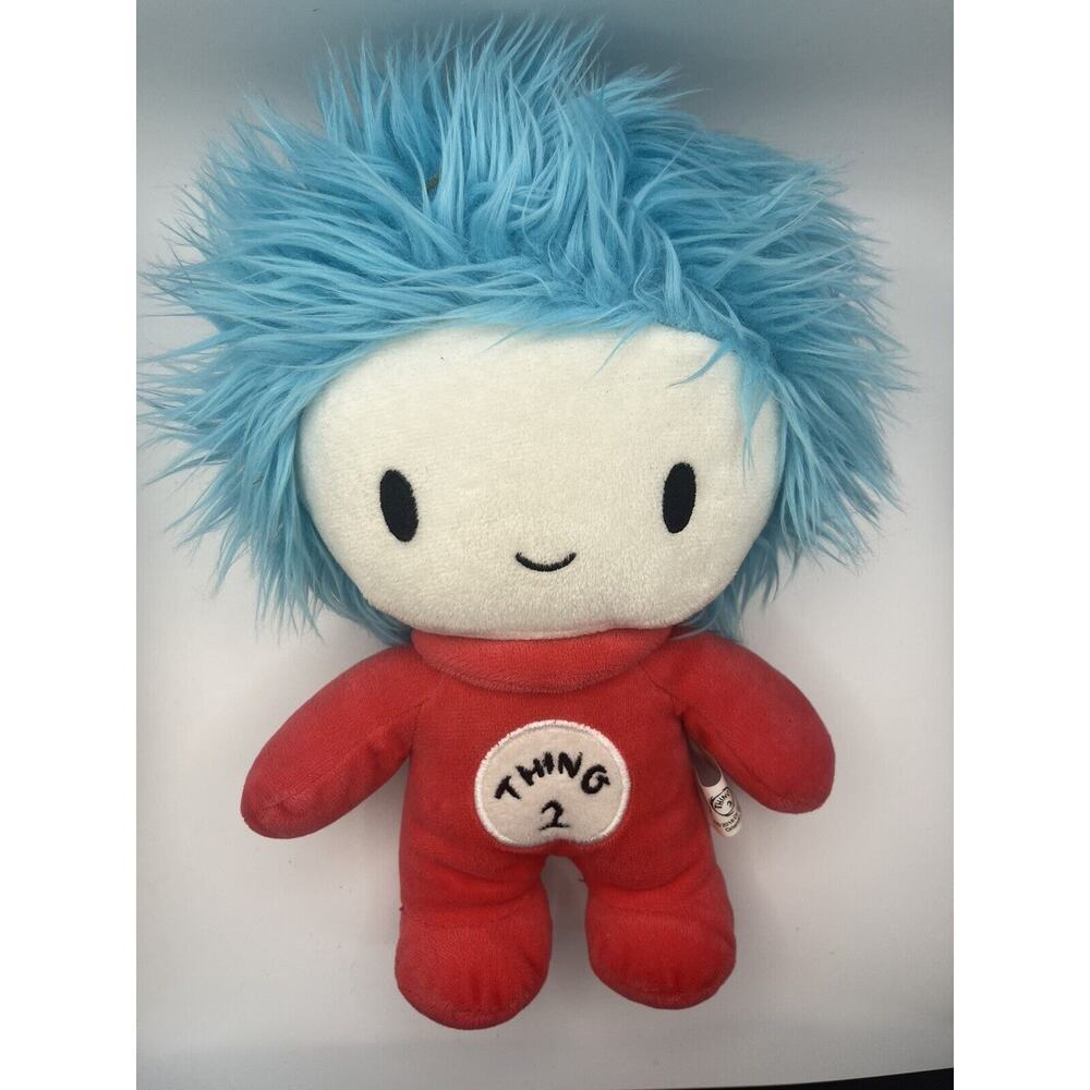 Dr. Seuss Plush Universal Studios Baby‎ Thing 2 Plush Cat In The Hat 10 Inch - Picture 4 of 6